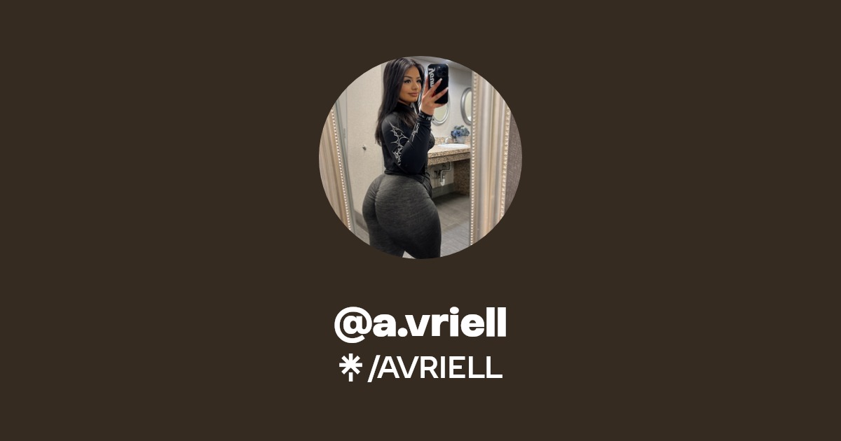 @a.vriell | Instagram, TikTok | Linktree