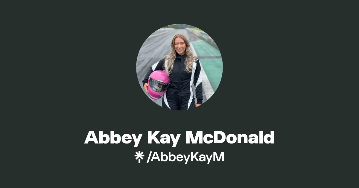 Abbey Kay McDonald Instagram, TikTok Linktree