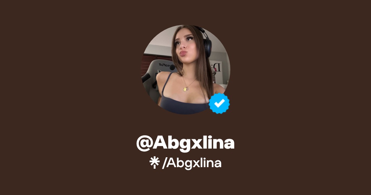 Abgxlina | Twitter, Instagram, TikTok, Twitch | Linktree