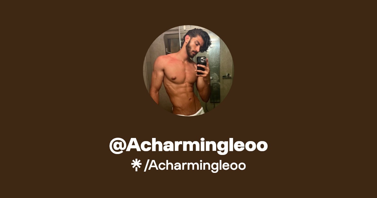 Acharmingleoo - Find @Acharmingleoo Onlyfans - Linktree