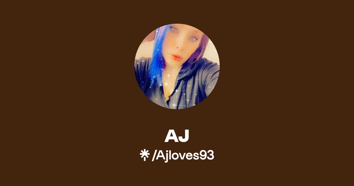 AJ - Find AJ Onlyfans - Linktree