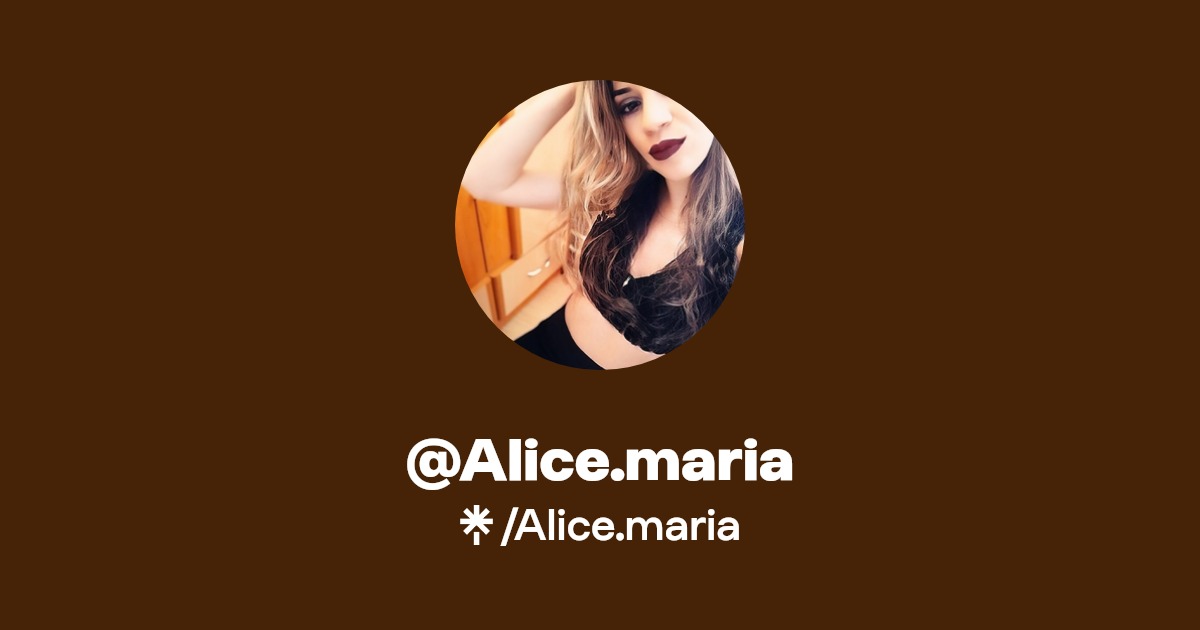 Alice.maria - Find @Alice.maria Onlyfans - Linktree