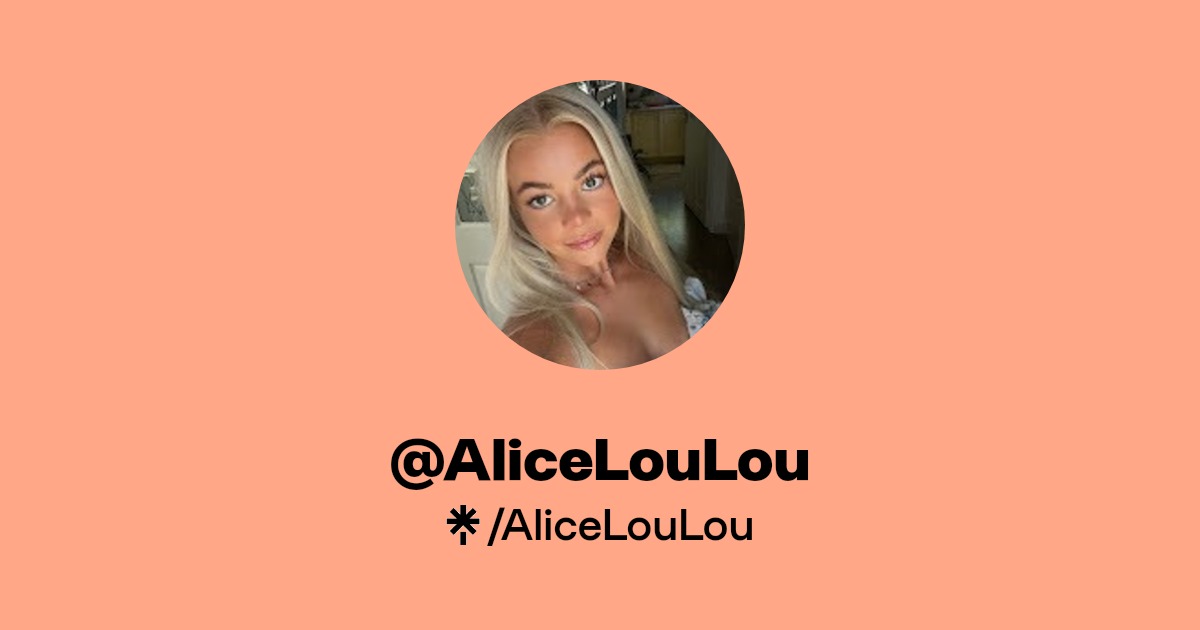 AliceLouLou - Find @AliceLouLou Onlyfans - Linktree