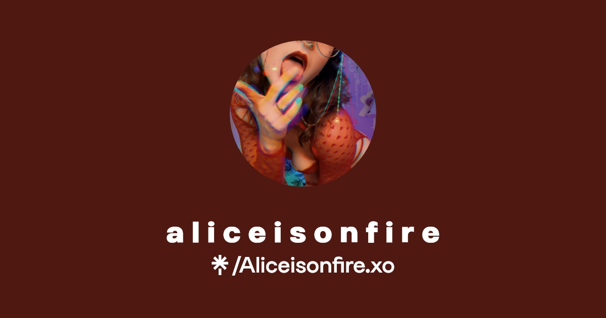 a l i c e i s o n f i r e - Find a l i c e i s o n f i r e Onlyfans