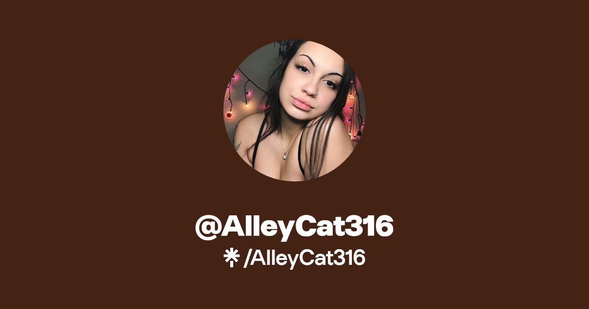AlleyCat316 - Find @AlleyCat316 Onlyfans - Linktree