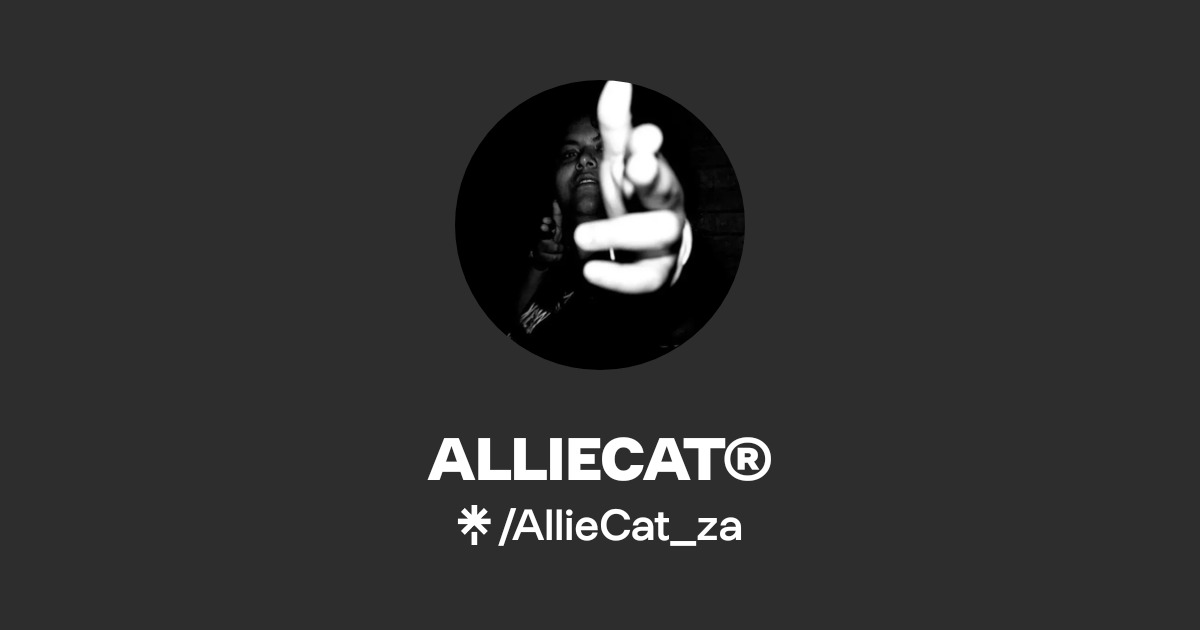 ALLIECAT®️ | Twitter, Instagram, Facebook, TikTok | Linktree