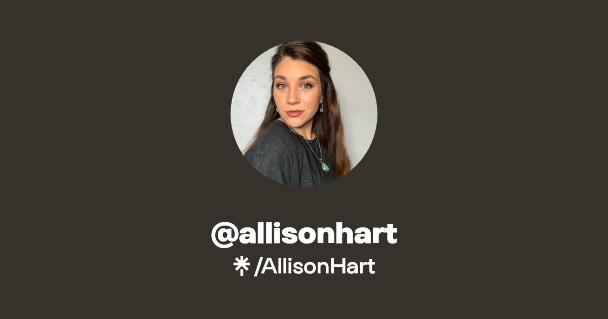 @allisonhart | Linktree