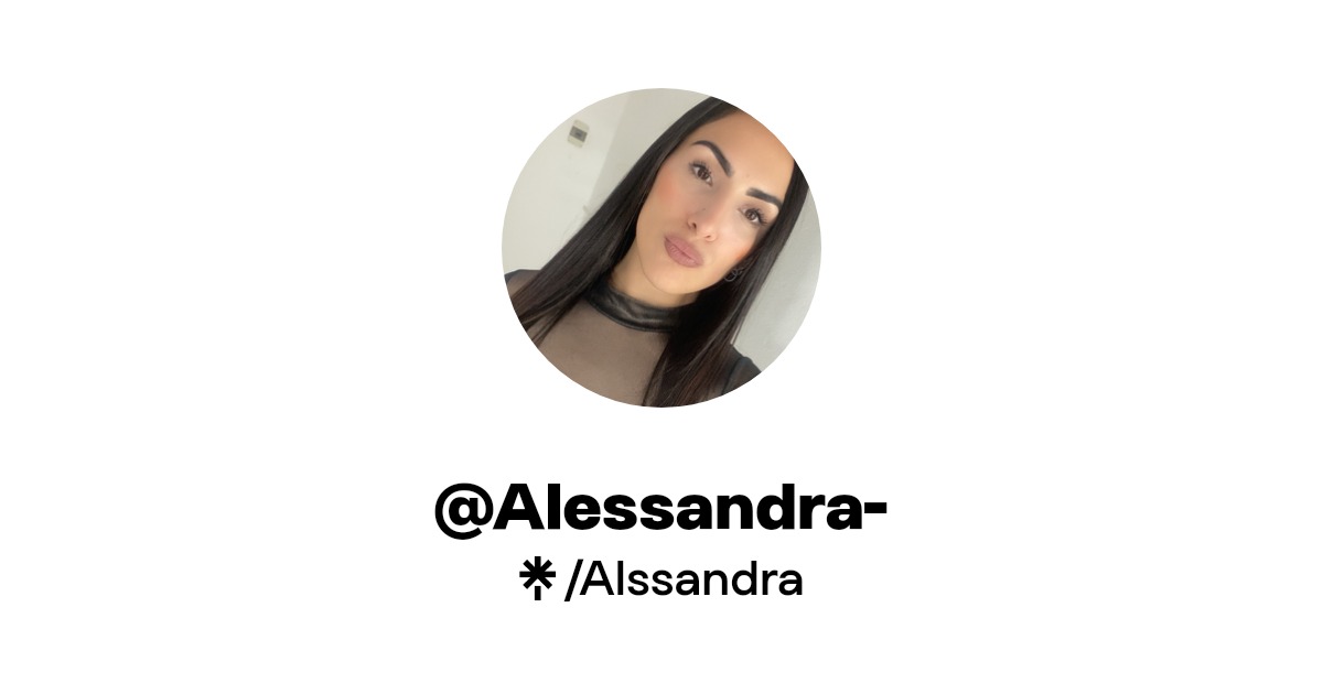 @Alessandra- - Find @Alessandra- Onlyfans - Linktree