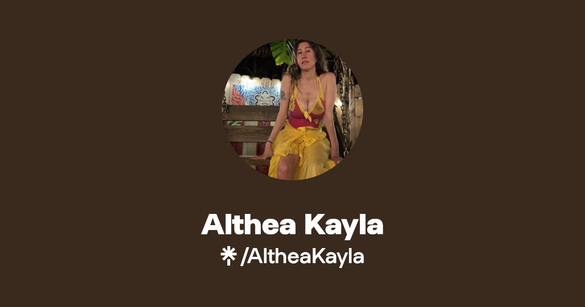 Althea Kayla - Find Althea Kayla Onlyfans - Linktree