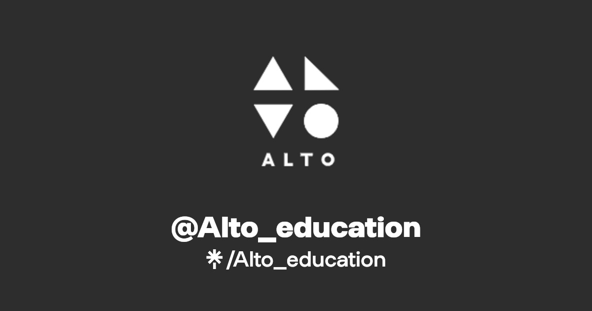 Alto_education Instagram, Facebook Linktree