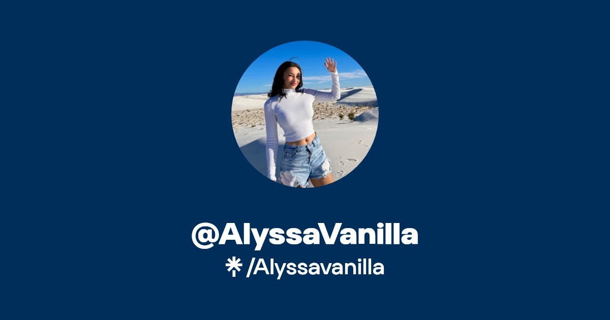 @AlyssaVanilla - Find @AlyssaVanilla Onlyfans - Linktree