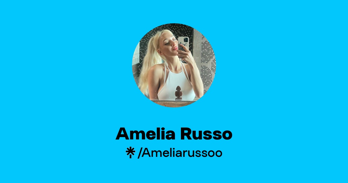 Amelia Russo | Instagram, TikTok | Linktree