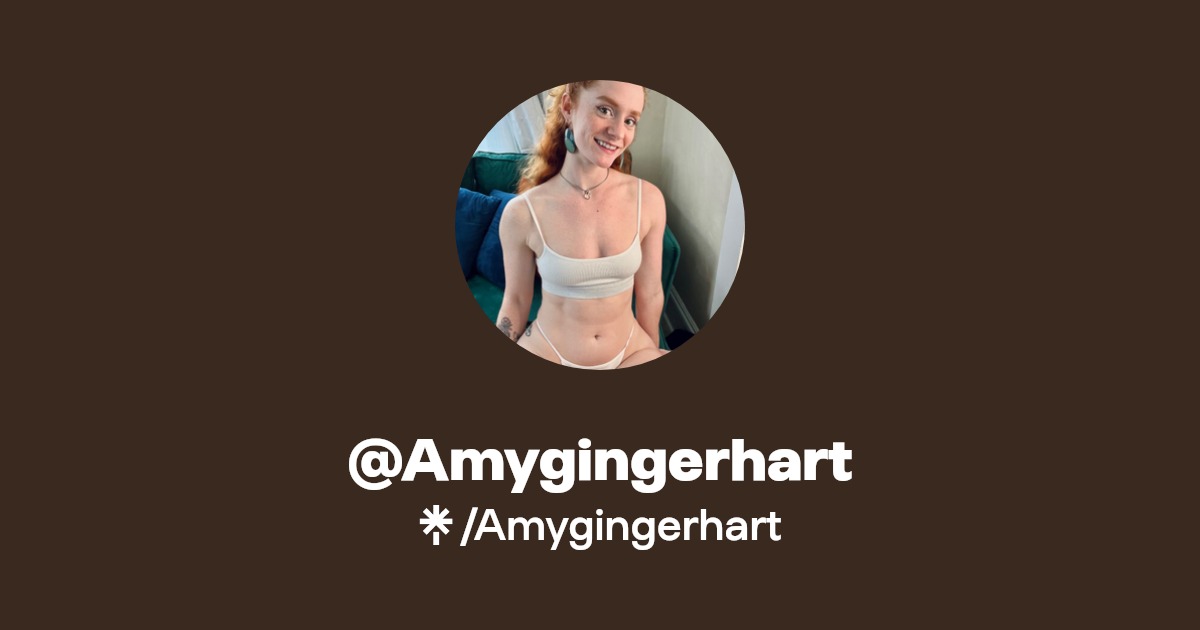 Amygingerhart - Find @Amygingerhart Onlyfans - Linktree