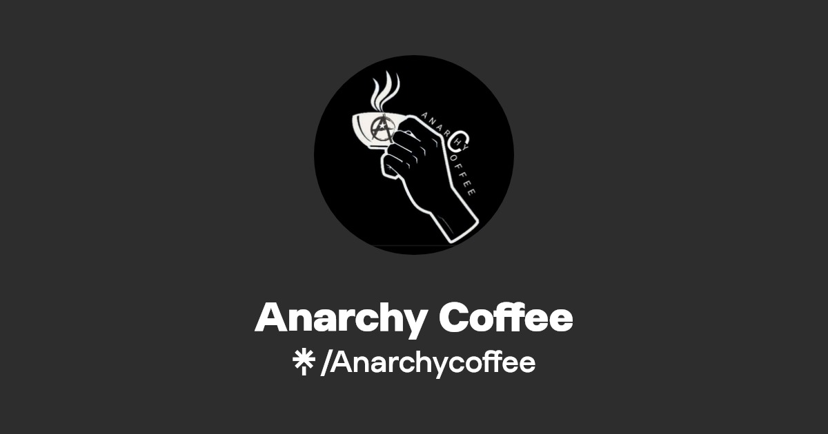Anarchy Coffee Instagram Linktree