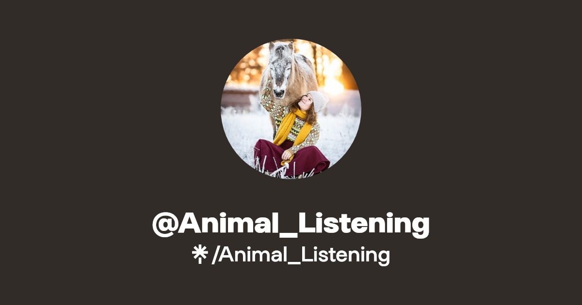 Animal_Listening Facebook Linktree