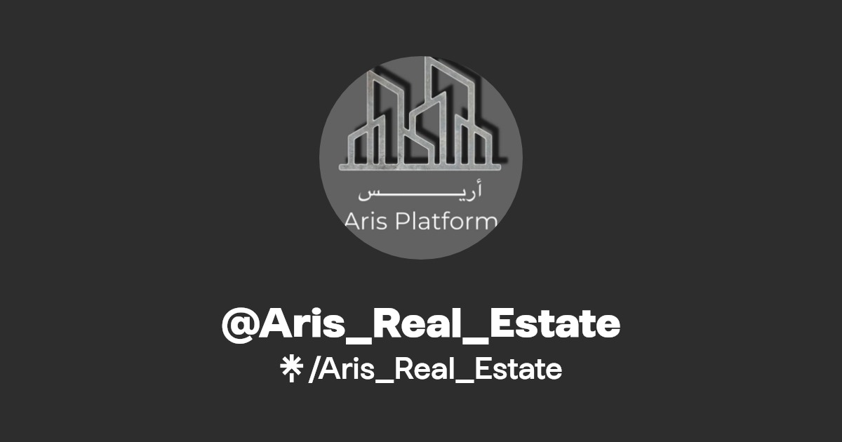 Aris_Real_Estate Instagram, TikTok Linktree