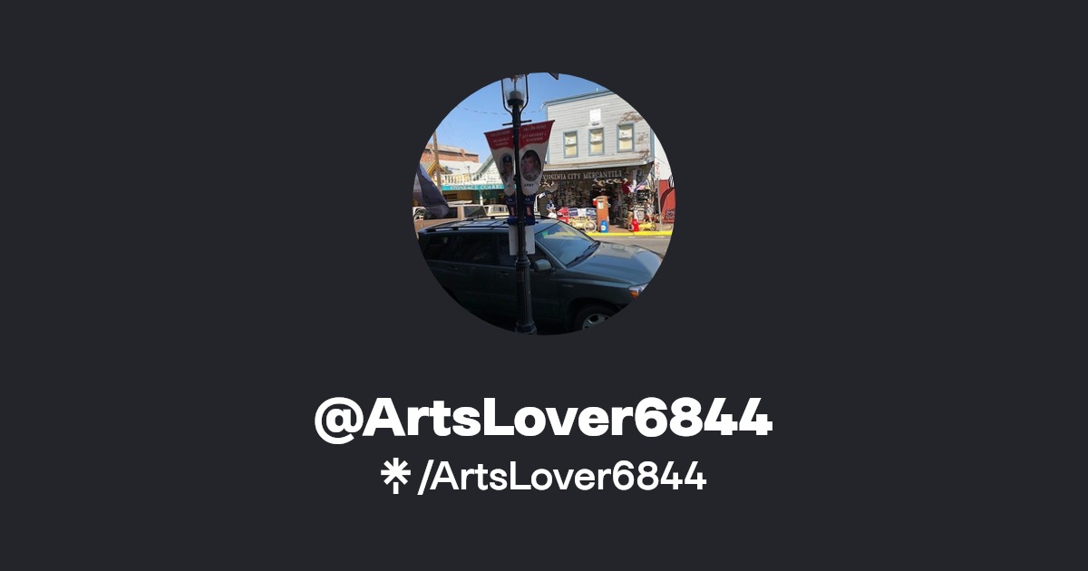 ArtsLover6844 | Twitter, Instagram, Twitch | Linktree
