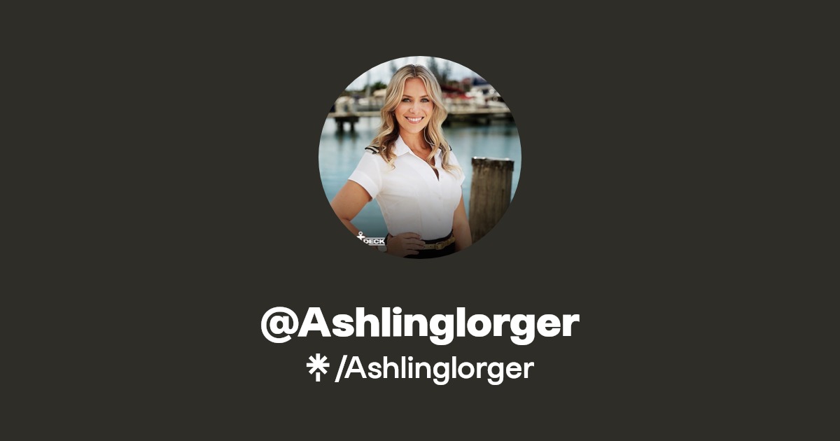 Ashlinglorger | Instagram, TikTok | Linktree