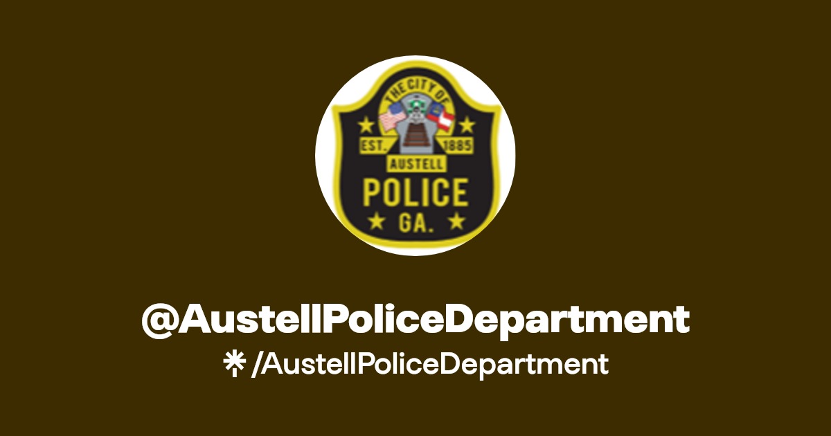 AustellPoliceDepartment Twitter, Instagram, Facebook Linktree