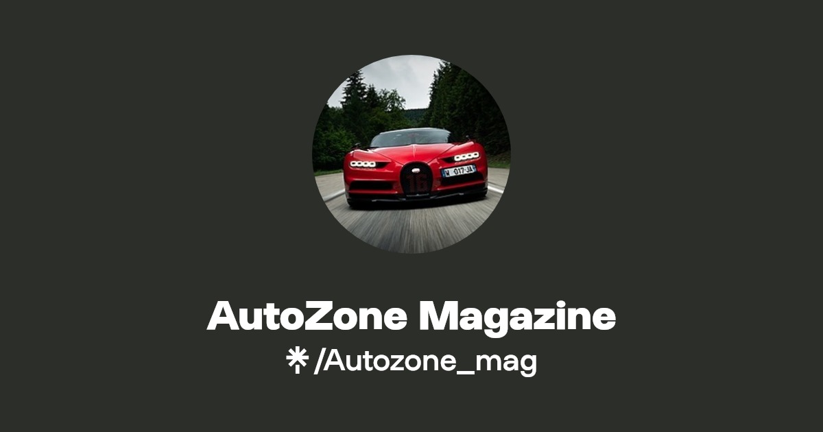 AutoZone Magazine Instagram, Facebook Linktree