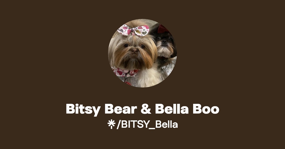 Bitsy Bear & Bella Boo | Instagram | Linktree
