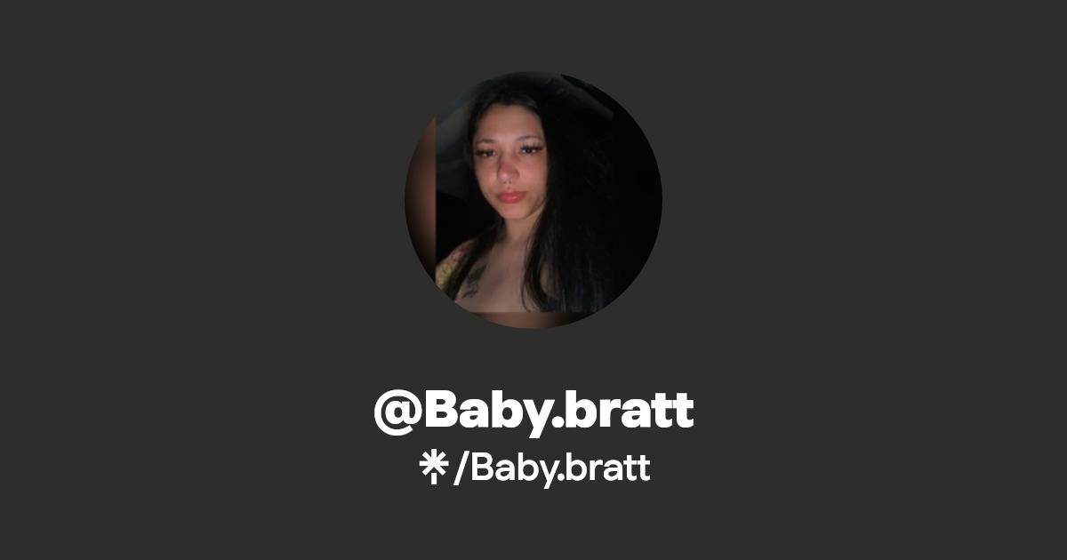 Baby.bratt - Find @Baby.bratt Onlyfans - Linktree
