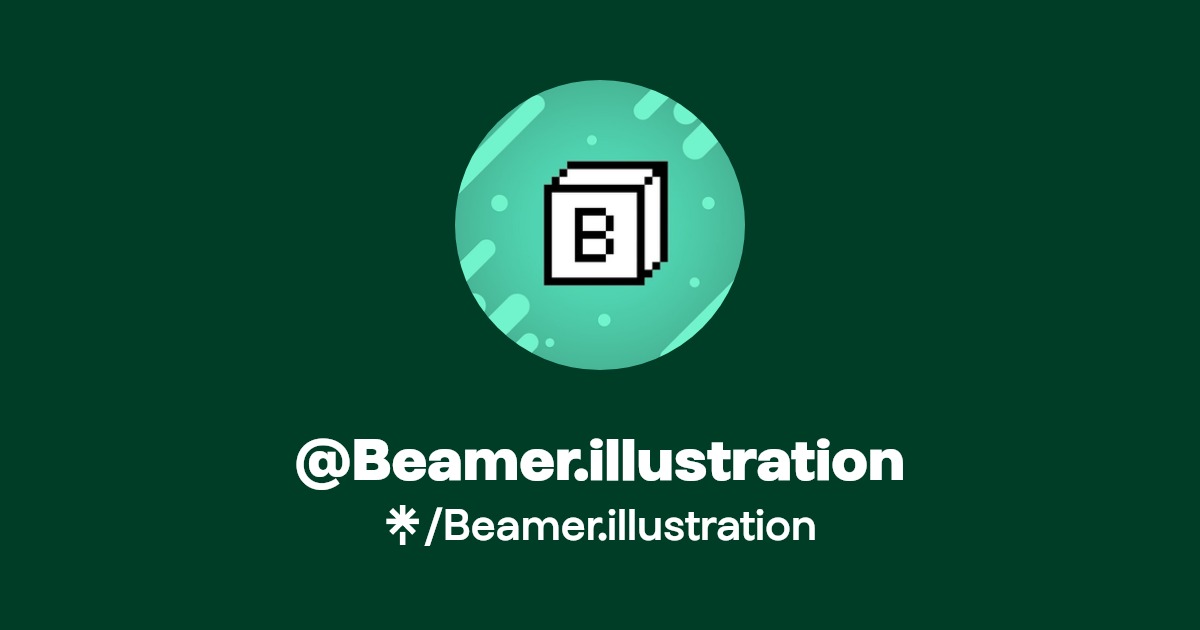 Beamer.illustration Twitter, Instagram Linktree