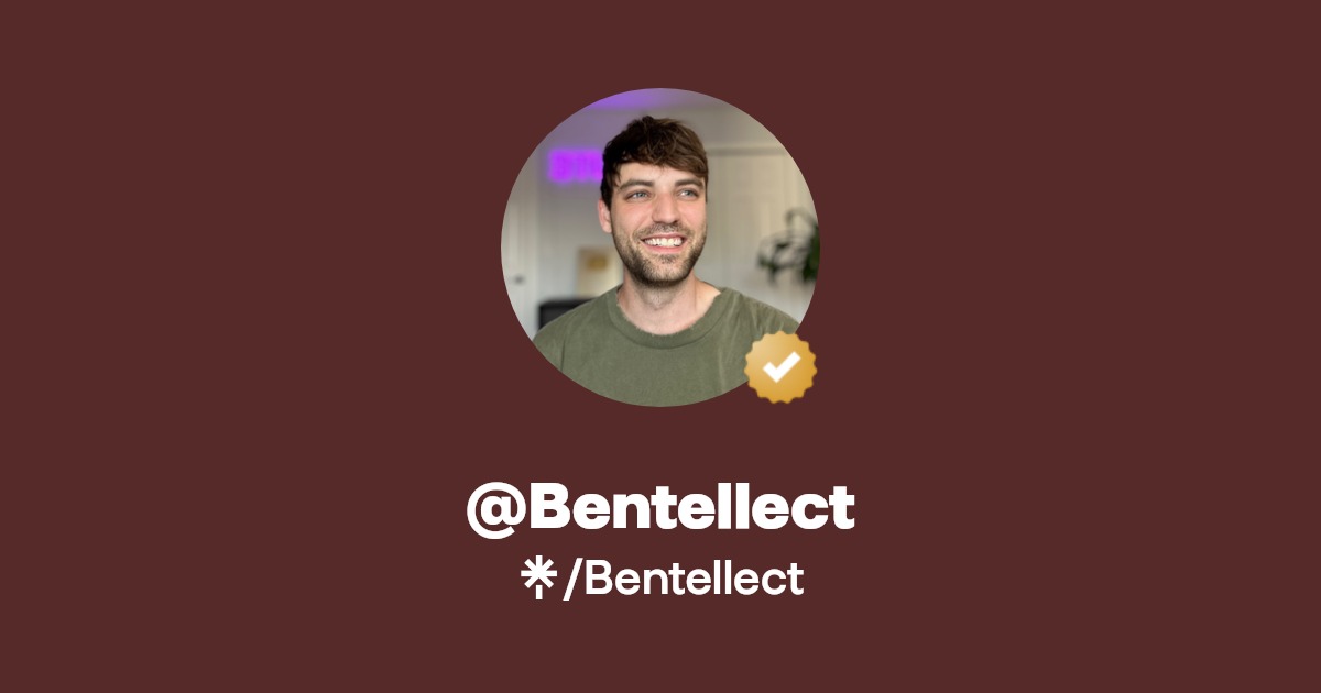 Bentellect | Instagram, Facebook, TikTok | Linktree