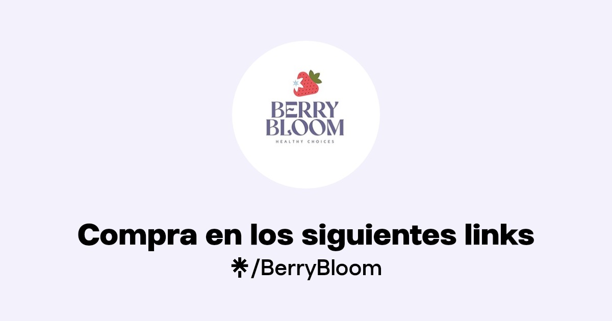 Berry Bloom Linktree