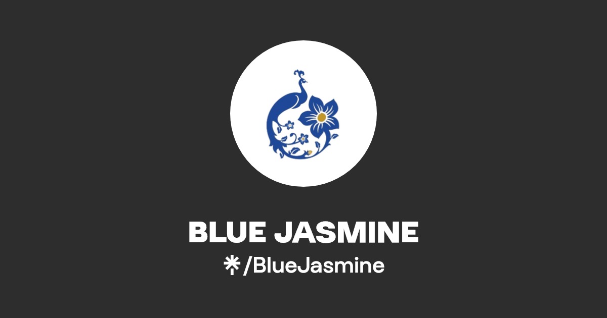 BLUE JASMINE Instagram, Facebook Linktree
