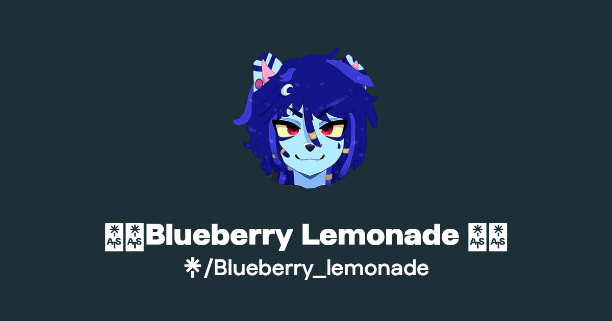 🫐🍋Blueberry Lemonade 🫐🍋 Instagram, Twitch Linktree