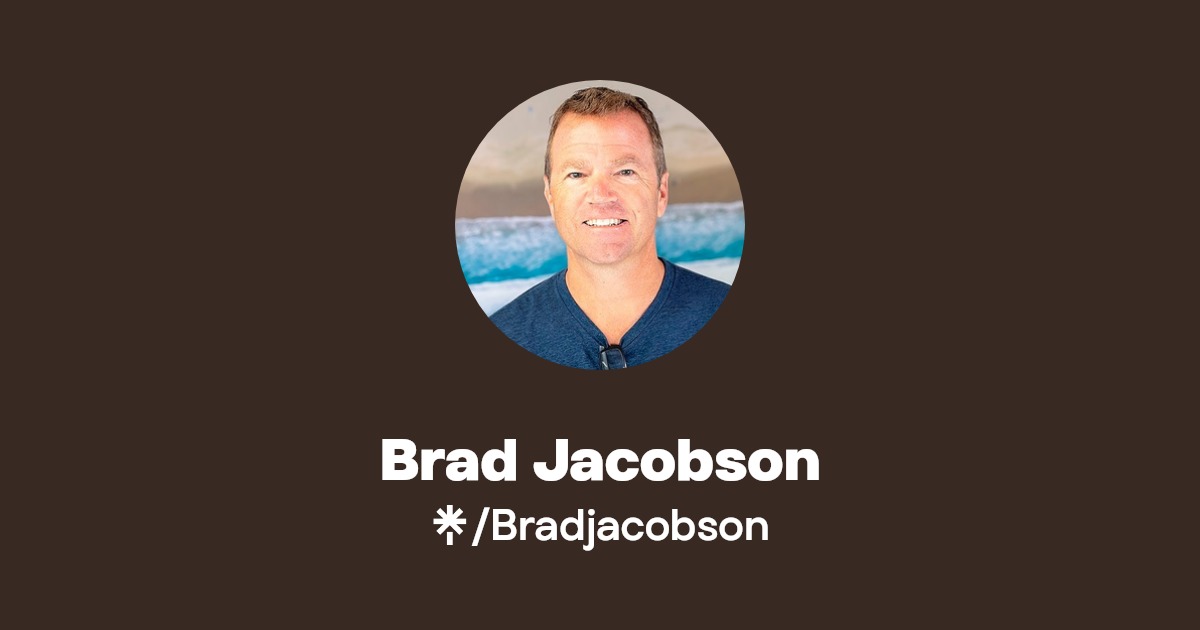 Brad Jacobson Instagram, Facebook Linktree
