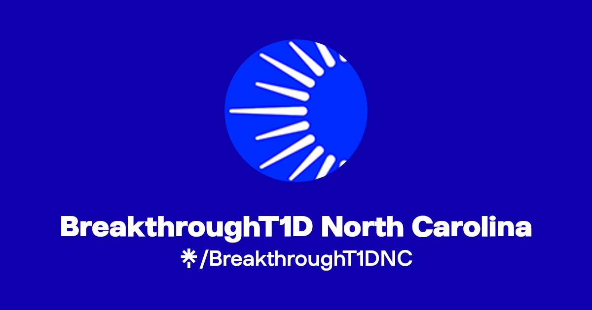 BreakthroughT1D North Carolina Instagram Linktree