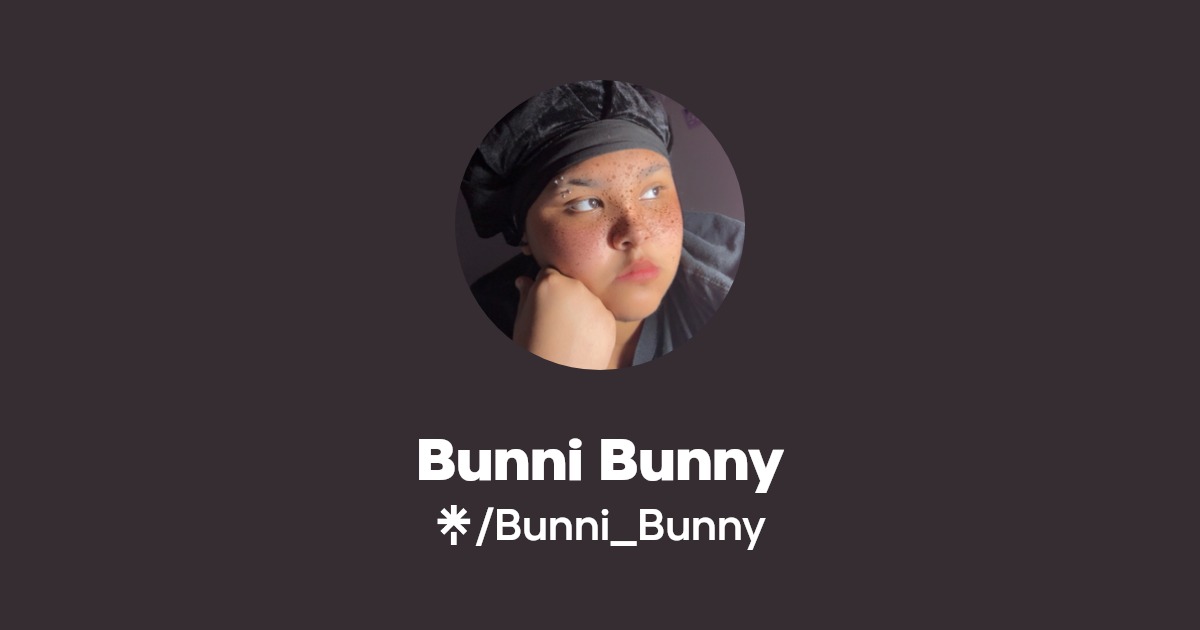 Bunni Bunny Instagram Linktree