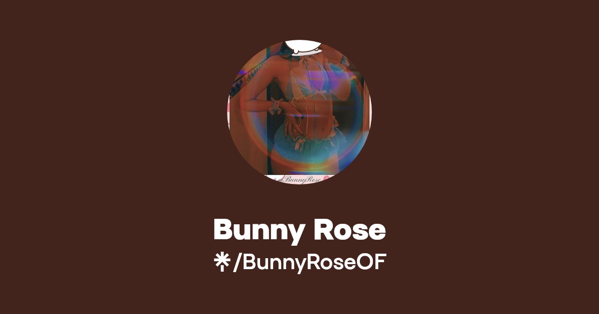 Bunny Rose | Twitter, Facebook | Linktree