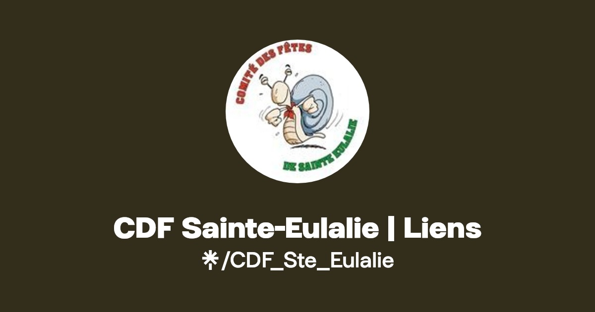 CDF SainteEulalie Liens Instagram, Facebook Linktree