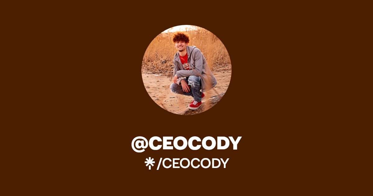 CEOCODY | Twitter, Instagram, Twitch | Linktree