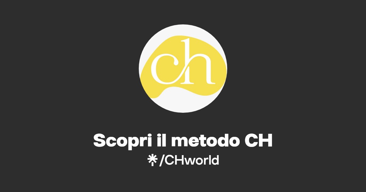 Scopri il metodo CH Linktree