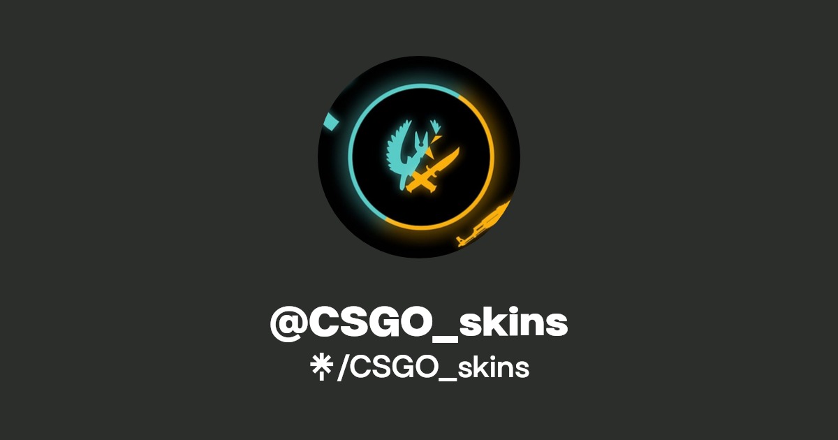 CSGO_skins Instagram, TikTok Linktree