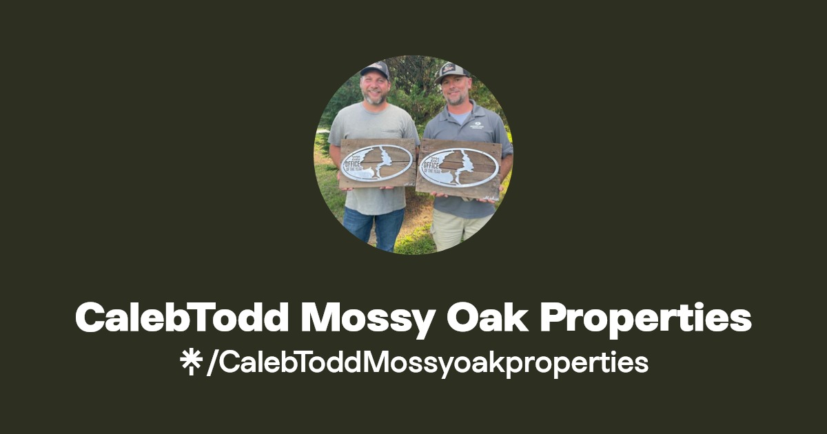 CalebTodd Mossy Oak Properties Facebook Linktree