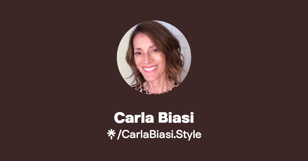 Carla Biasi | Instagram, Facebook, TikTok | Linktree