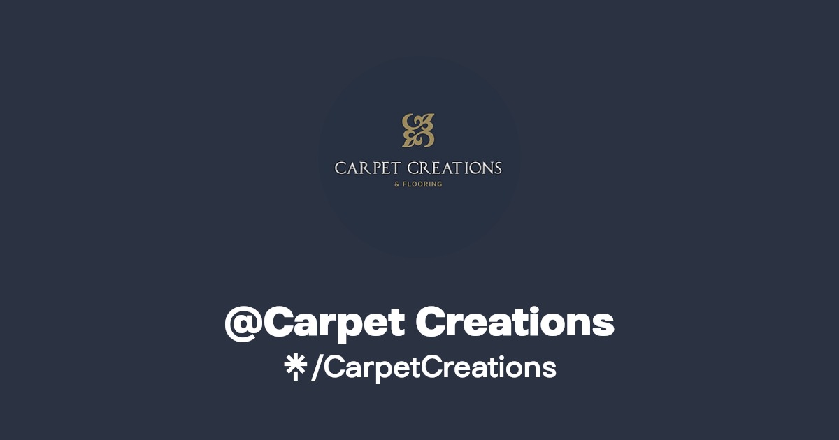 Carpet Creations Instagram, Facebook Linktree
