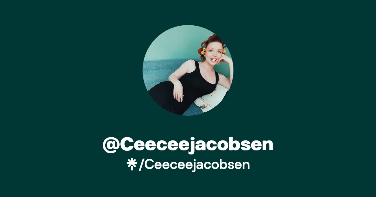 Ceeceejacobsen | Instagram, TikTok | Linktree
