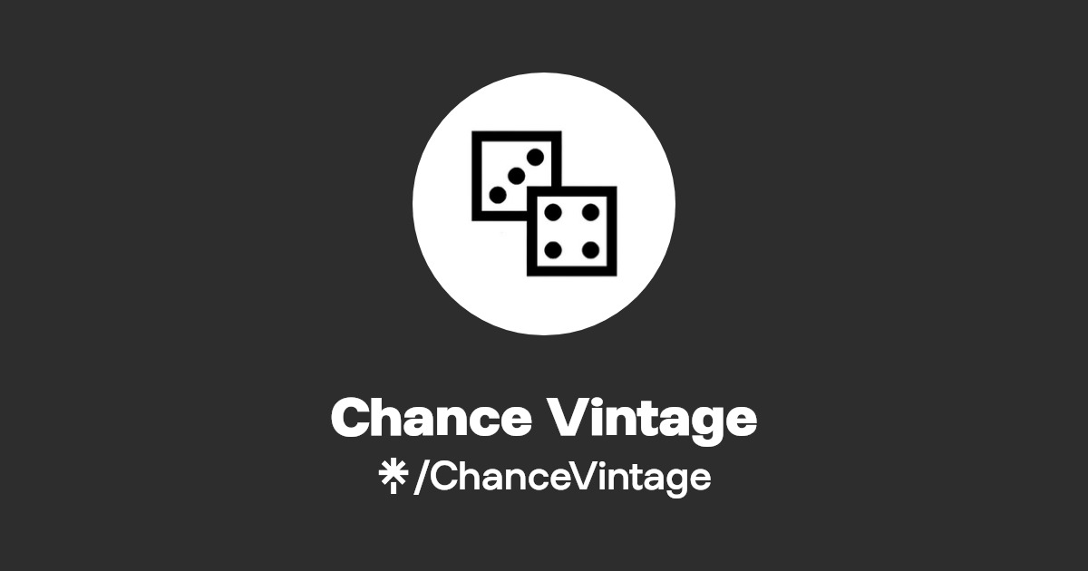 Chance Vintage Instagram Linktree
