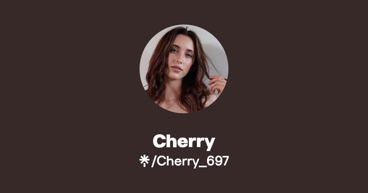 Cherry - Find Cherry Onlyfans - Linktree