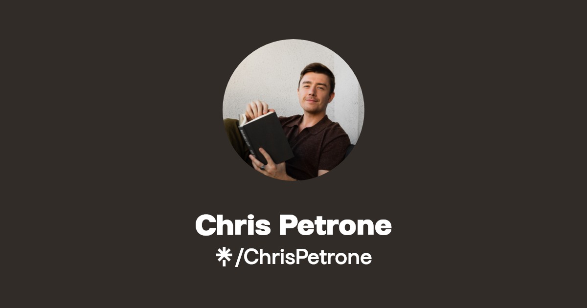 Chris Petrone | Instagram, TikTok, Twitch | Linktree