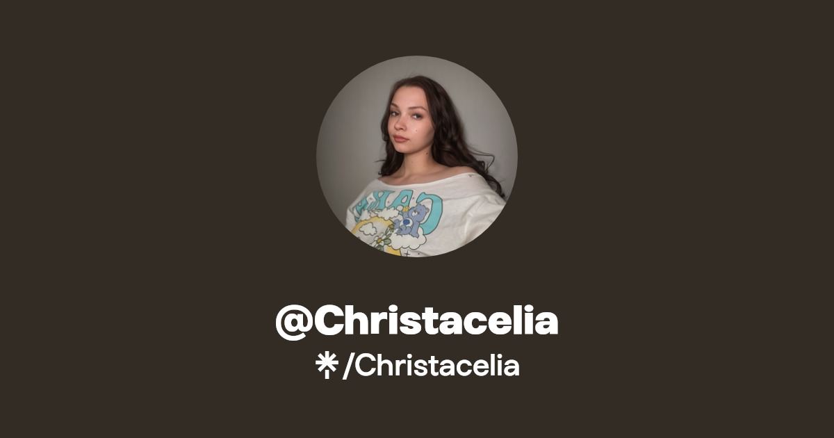 Christacelia - Find @Christacelia Onlyfans - Linktree