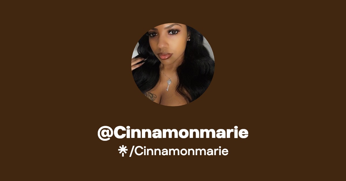 @Cinnamonmarie | Linktree