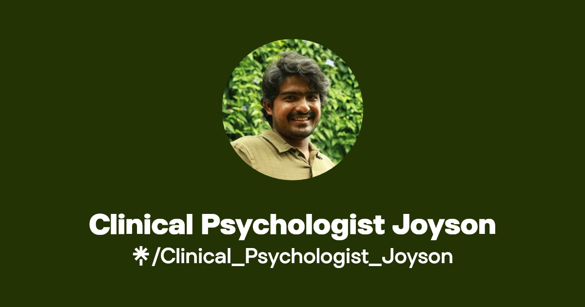 Clinical Psychologist Joyson Instagram, Facebook Linktree