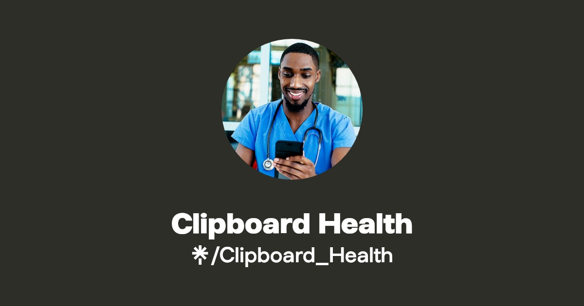 Clipboard Health Instagram, Facebook Linktree